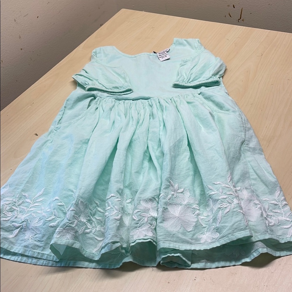 Chasing Fireflies Green Pleated Sundress with Flutter Sleeves